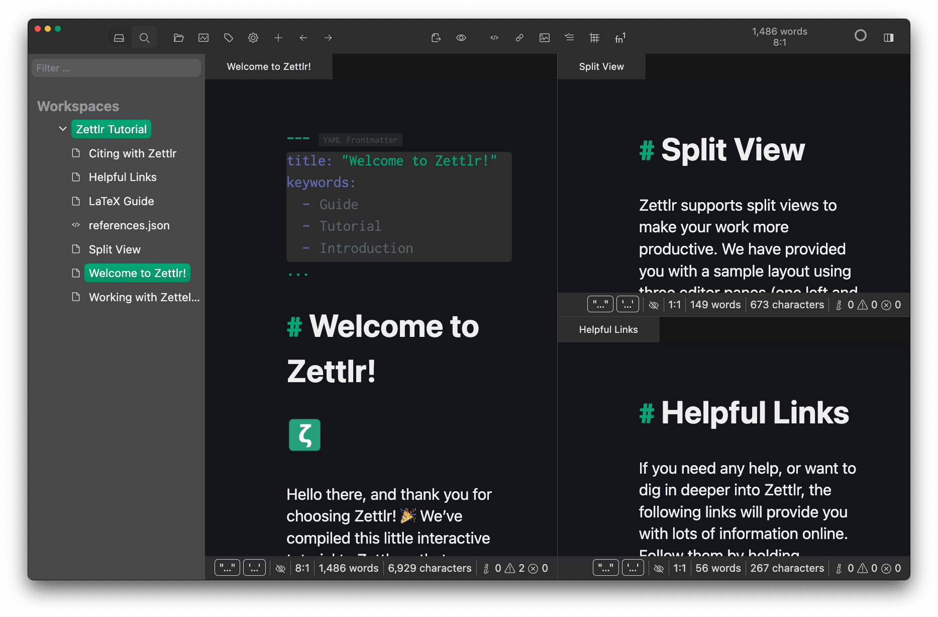 zettlr-dashboard