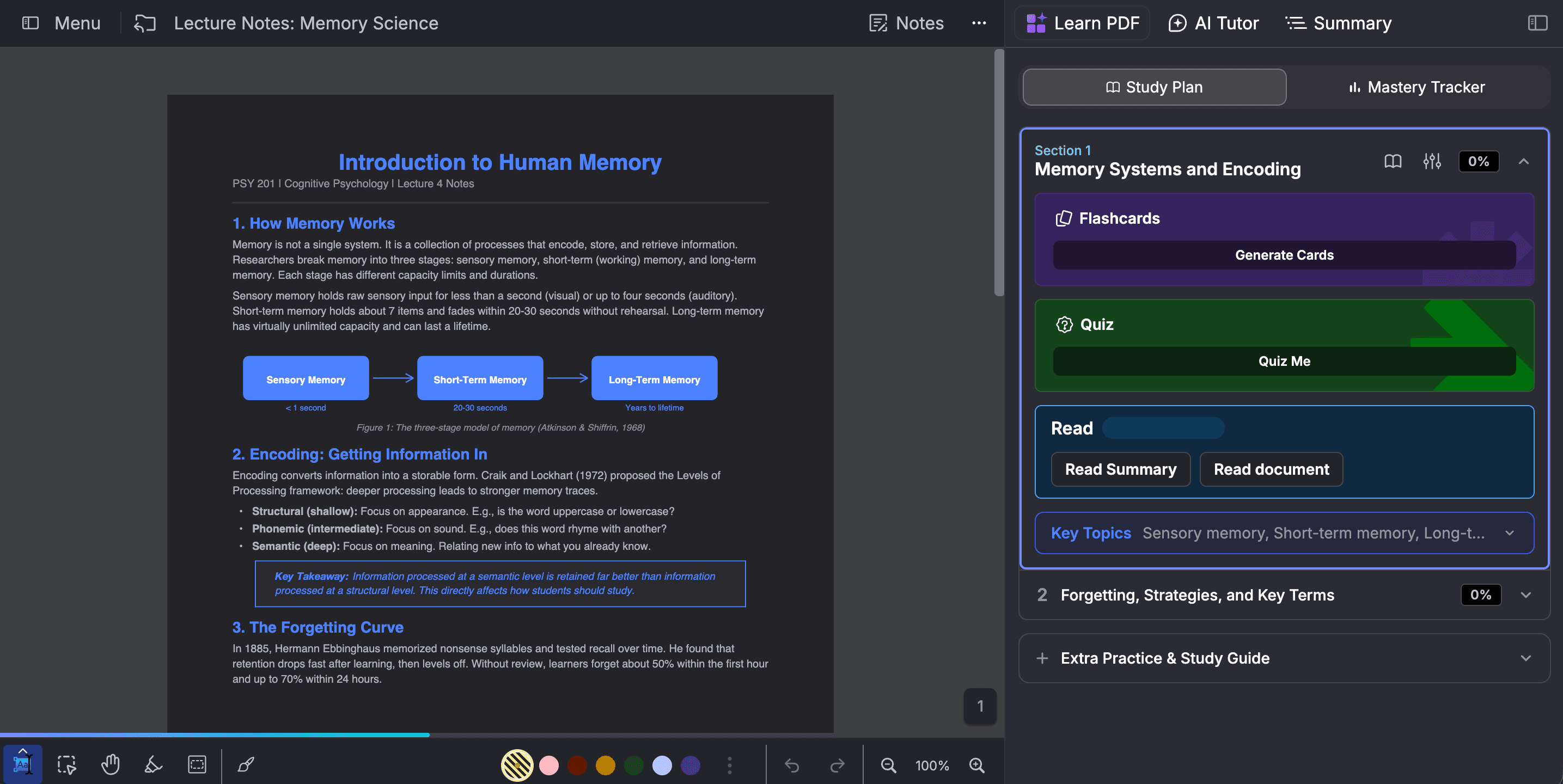 RemNote screenhost.